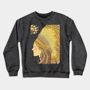 Golden Headdress Crewneck Sweatshirt